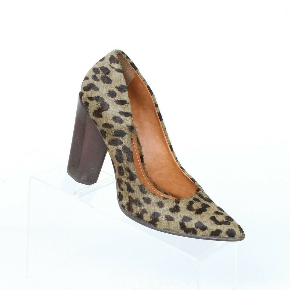 Carrano Madelyn Pony Hair High Heel Pumps Size 8